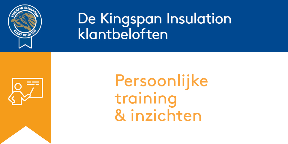 Onze Kingspan klantbelofte: Persoonlijke training & inzichten