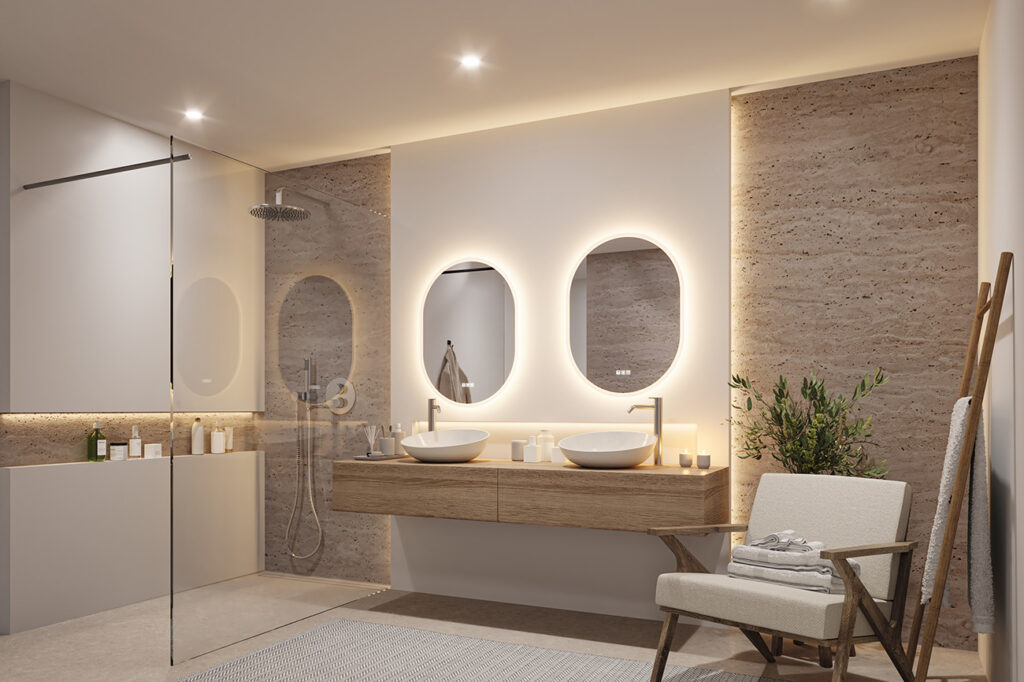 De mooiste verlichting voor een luxe badkamer