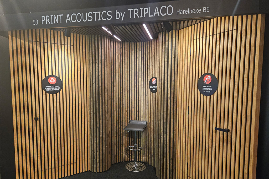 Triplaco Print Acoustics nam deel aan Architect@work Amsterdam