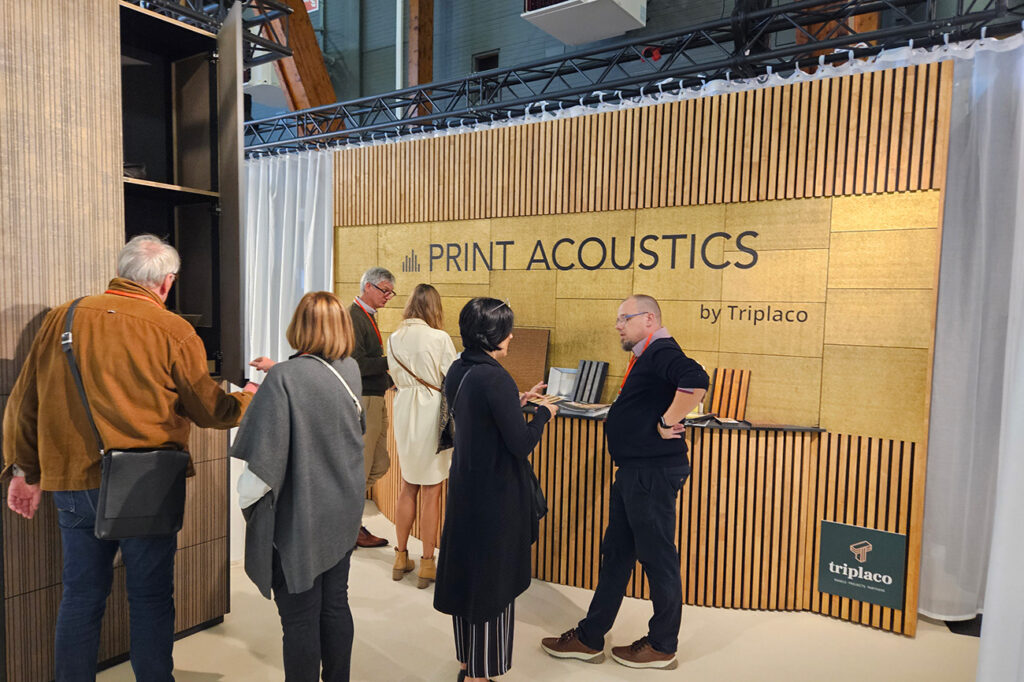 ‘acoustic solutions by triplaco’  –  Vakbeurs Design Nation Kortrijk